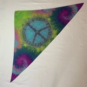 Tie dye Triangle bandana mask
